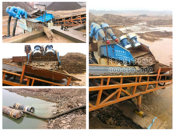 細砂回收機現場 細砂回收脫水一體機