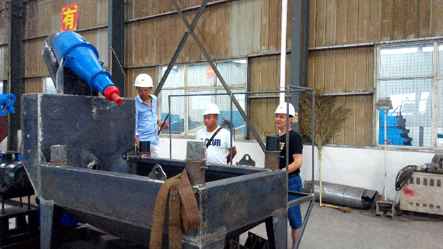 客戶參股細(xì)沙回收機(jī)制作工藝